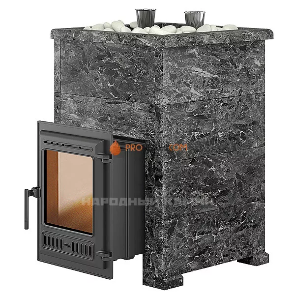 Печь для бани Эверест Steam Master 30 Чугун Пироксенит