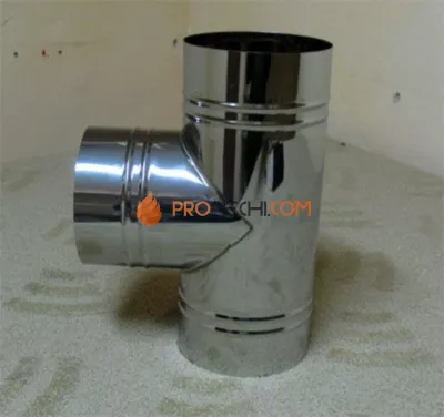 Тройник 90гр. D=250 s=1.0 aisi 321 ФлюГранд