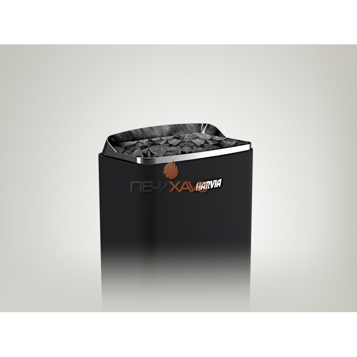 Электрическая печь Harvia SteelTop M60 Black (со встроенным пультом)