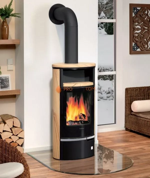 Печь-камин ABX  Atlantik 5  серая талькохлорит