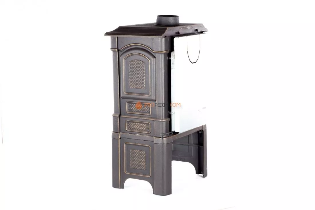 Печь-камин Fireway Bruno II патина бронза