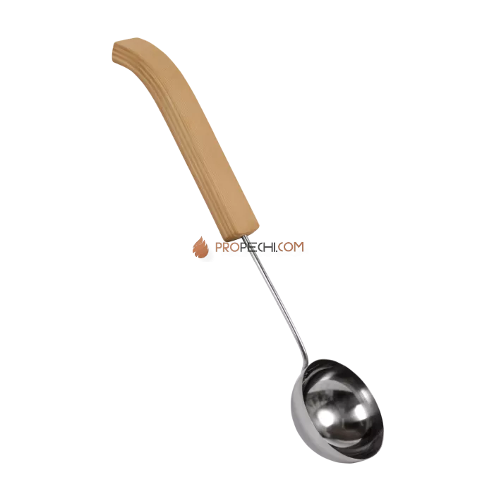 Черпак SAWO 453-MD (из нержавейки с деревянной ручкой, кедр, 237мл)