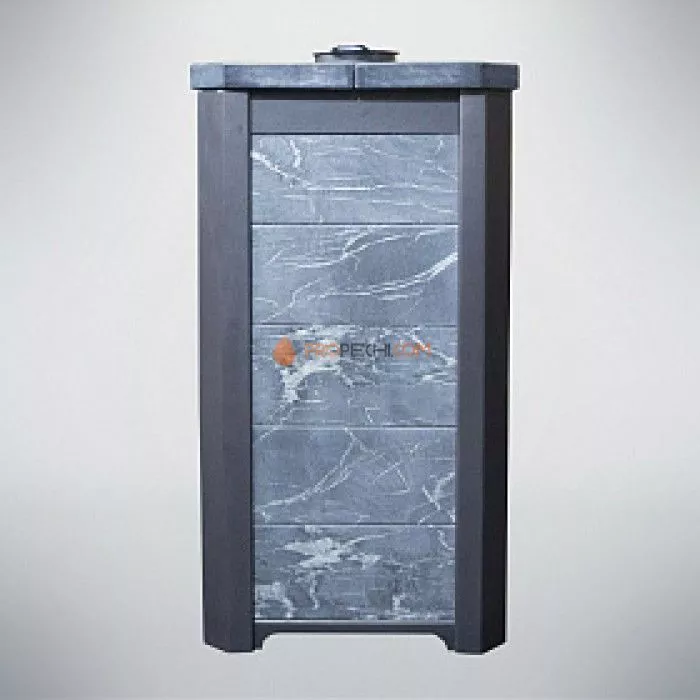 Дровяная печь для бани Варвара Сказка удлиненная