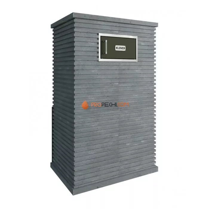 Газовая печь для бани Klover RT 100-RV 310S ( Талькомагнезит Радиатор )