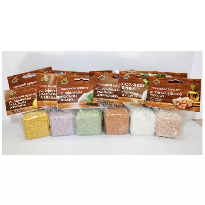 Соляная баня мини с эфирным маслом Иланг-Иланг вес 0,2 кг