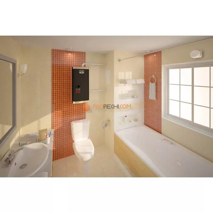 Электрический отопительный котел Теплодар Спутник-9 черный