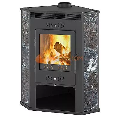 Печь-камин ASTON 11 кВт угловой (амфиболит)