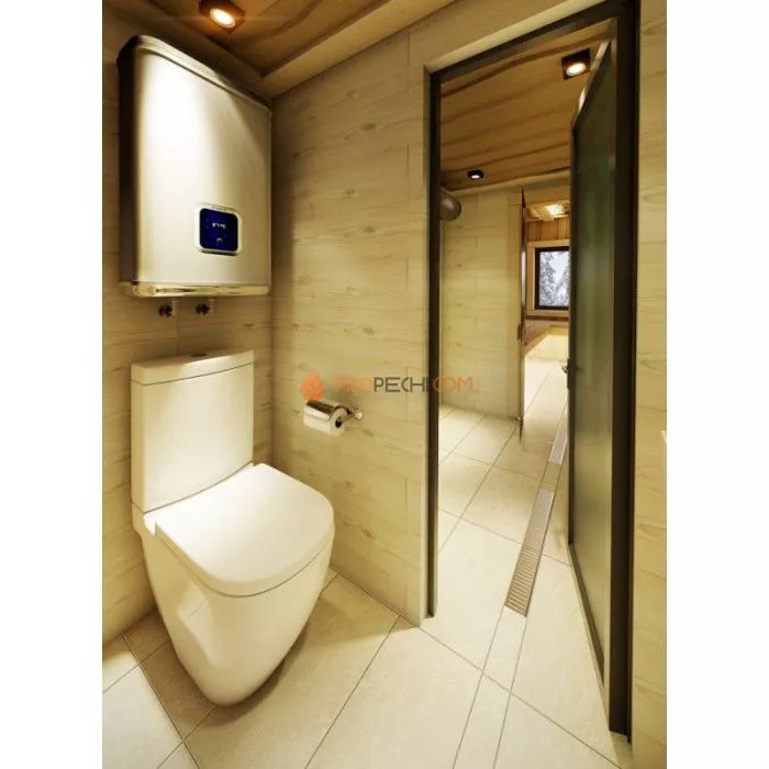 Каркасная двухмодульная баня Woodson 6х5 (утепление 150)