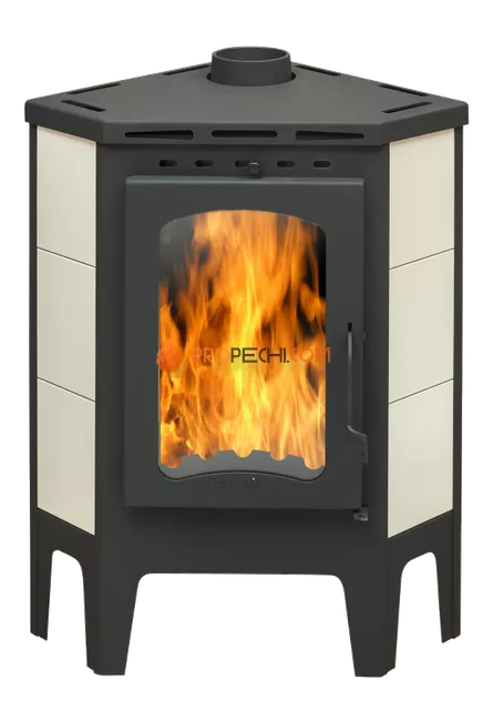 Печь-камин ЭкоКамин Бавария угловая