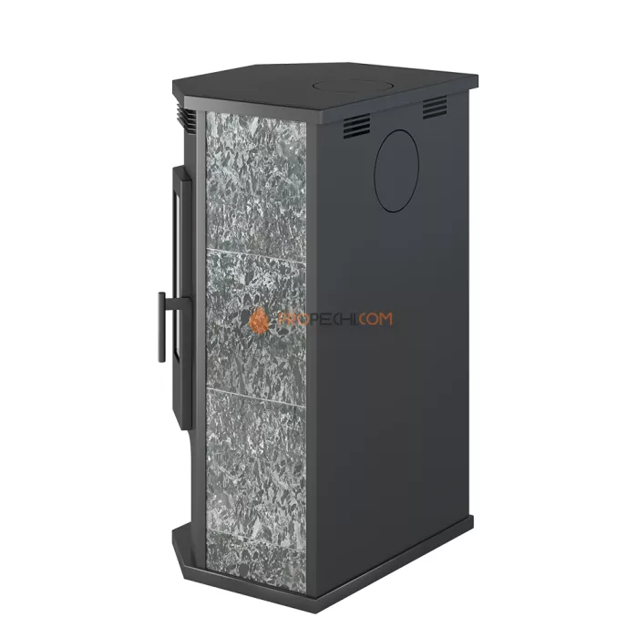 Печь-Камин ASTON 12 кВт (200 м³) Призматик (Пироксенит Элит)