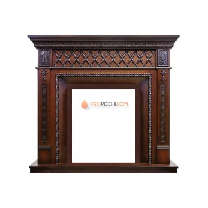 Каминокомплект Royal Flame Alexandria - махагон коричневый антик с очагом Aspen Gold