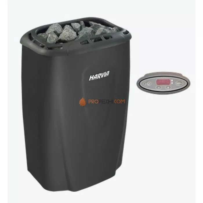 Электрическая печь Harvia Moderna V60E-1 Black (с выносным пультом в комплекте)