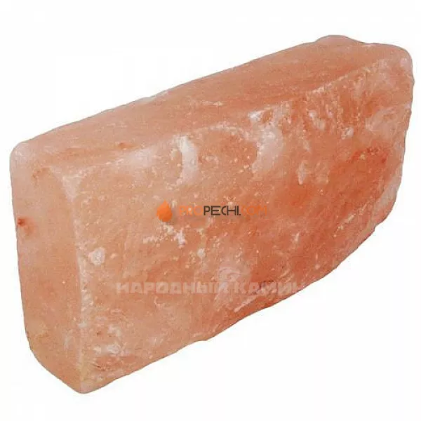 Гималайская соль  Кирпич натуральный 20х10х5 см. с пропилом