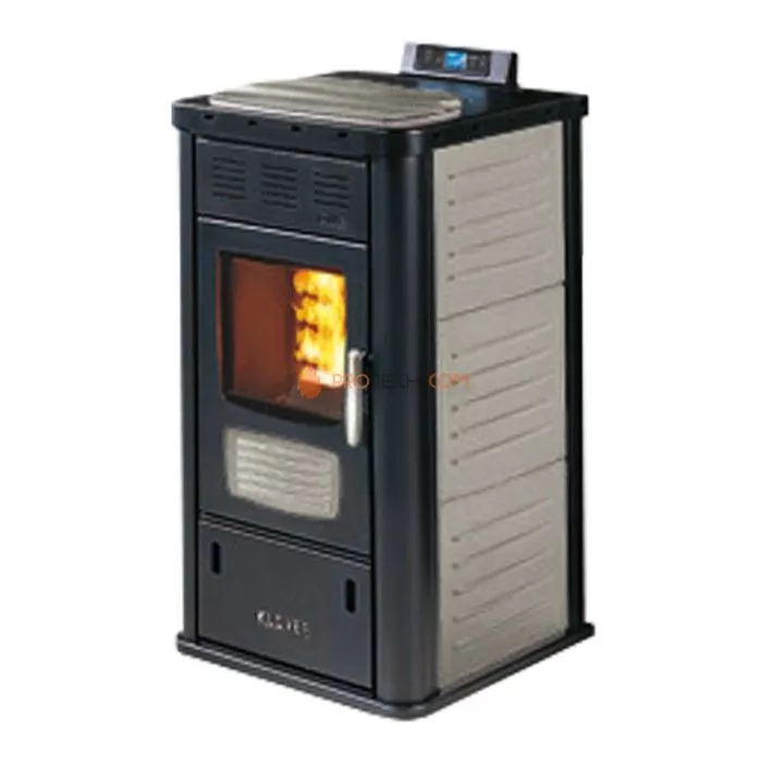 Отопительная печь Klover DIVA (серебро)