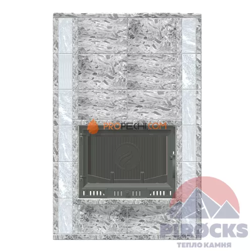 Каминная облицовка Pirocks Осло (пироксенит элит)