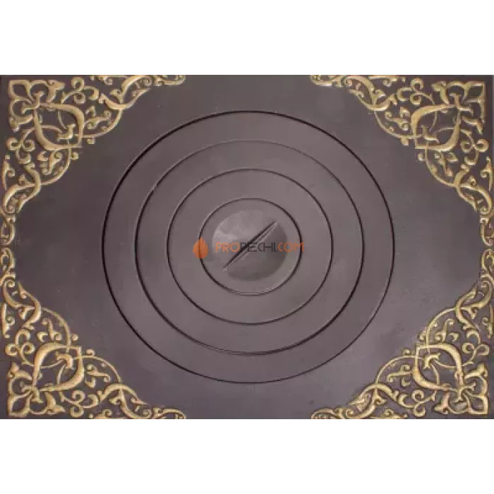 Плита под казан Гефест 04 530х705 ф400 с патиной