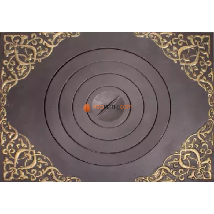 Плита под казан Гефест 04 530х705 ф400 с патиной