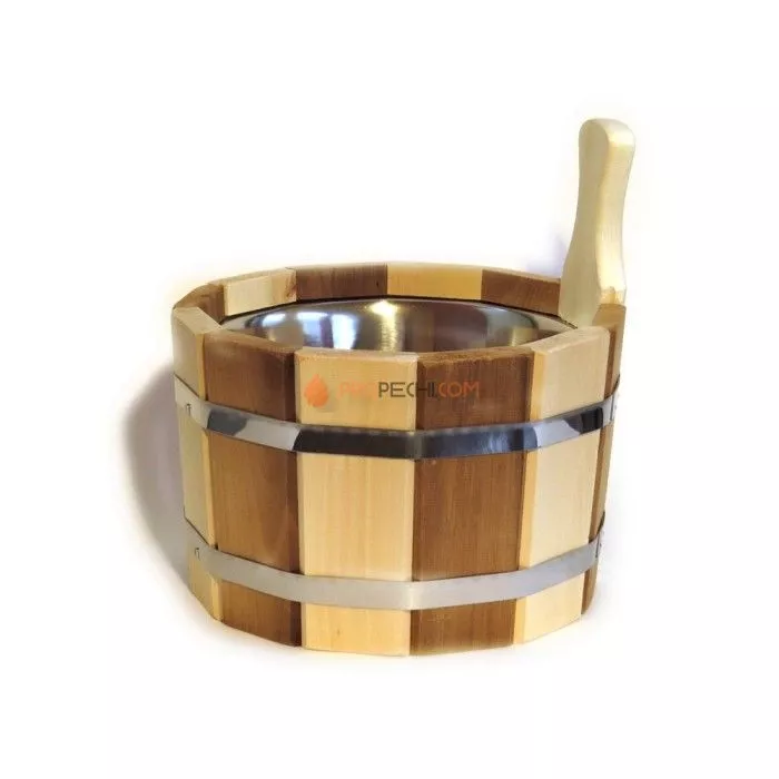 Ушат 3,5л. комбинированный с нерж. вставкой