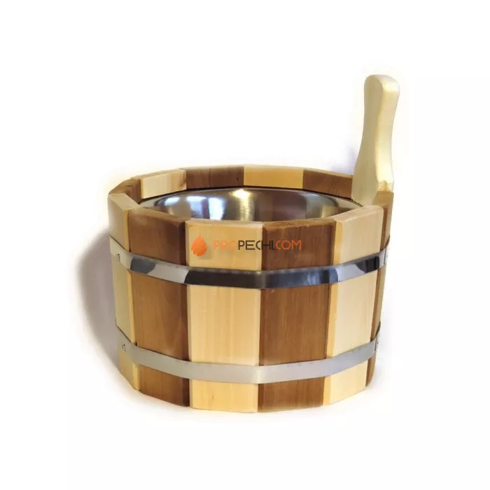 Ушат 3,5л. комбинированный с нерж. вставкой