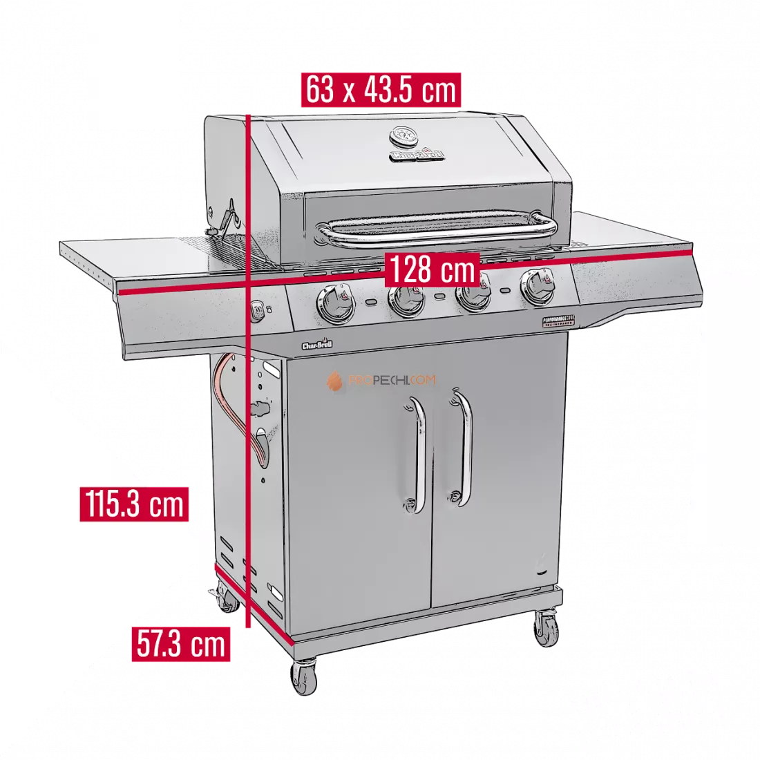 Газовый гриль Char-Broil Performance CORE 4B