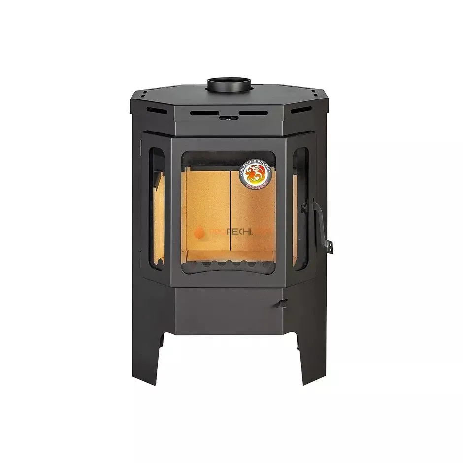 Печь-камин ЭкоКамин Бавария Призматик пристенно-угловая