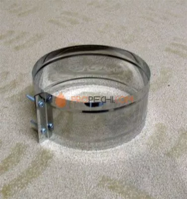 Хомут широкий (обжимной) D=200 360гр. s=0.5 нерж. ФлюГранд