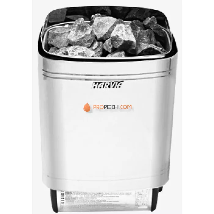 Электрическая печь Harvia Termonator SteelTopSteel М80 (со встроенным пультом)