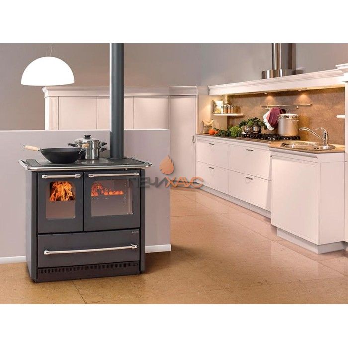 Печь-камин La Nordica Sovrana easy evo 2.0 Antracite