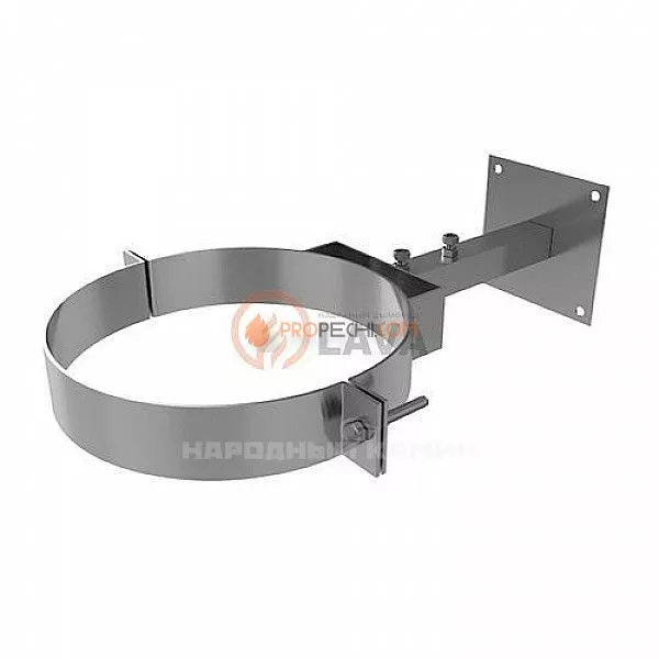 LAVA Кронштейн стеновой 200, телескоп 40-75, нерж. 439 (2,0)