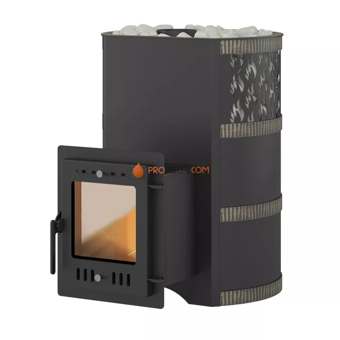 Дровяная печь для бани Везувий Лава 22 (210) М