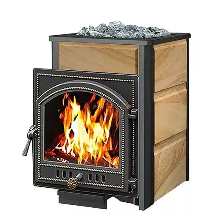 Чугунная печь для бани Везувий Легенда 28 (205) Песчаник