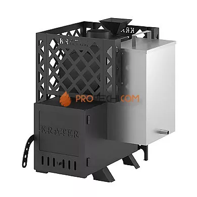 Печь для бани Кратер 12 с баком