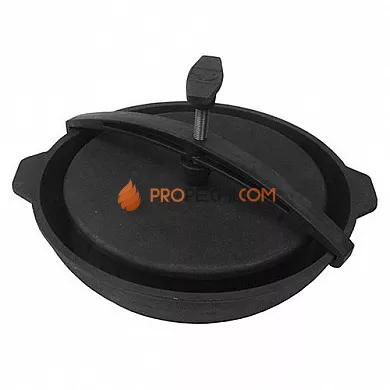 Гриль-жаровня комплект с крышкой Рубцовск "Сибирячка" КСГ280/55ШКр (крышка, блинок, гриль-жаровня со шлиф. дном)