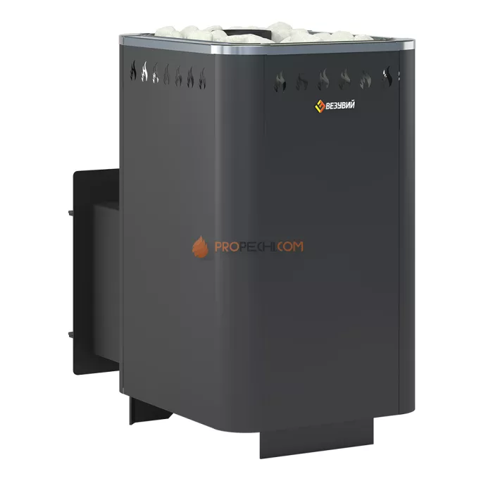 Дровяная печь для бани Везувий Русичъ Антрацит 22 (210) М