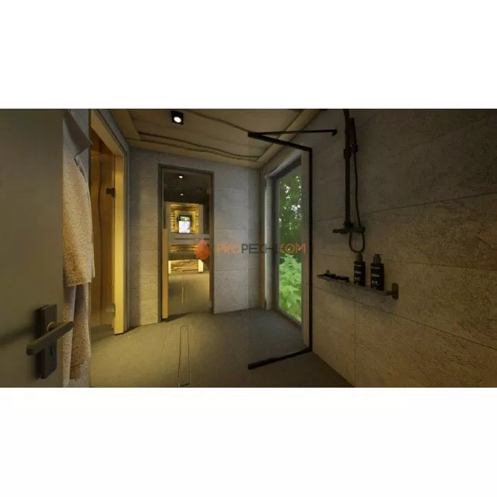 Каркасная двухмодульная баня Woodson 7х5 (утепление 100)