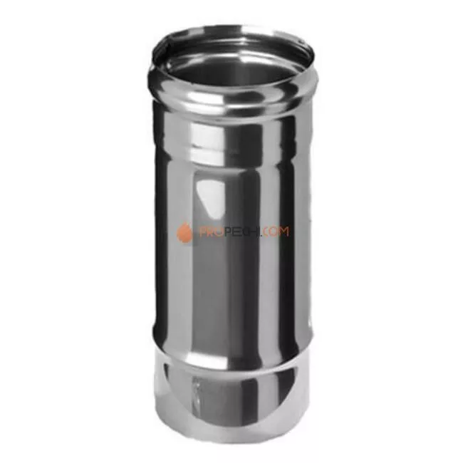 Переходник для дымохода, сталь AISI 430, толщина стенки 0.5 мм, Ø110 М - 120 П