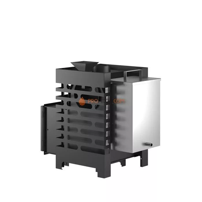 Дровяная печь для бани ASTON 12 стекло АКВА