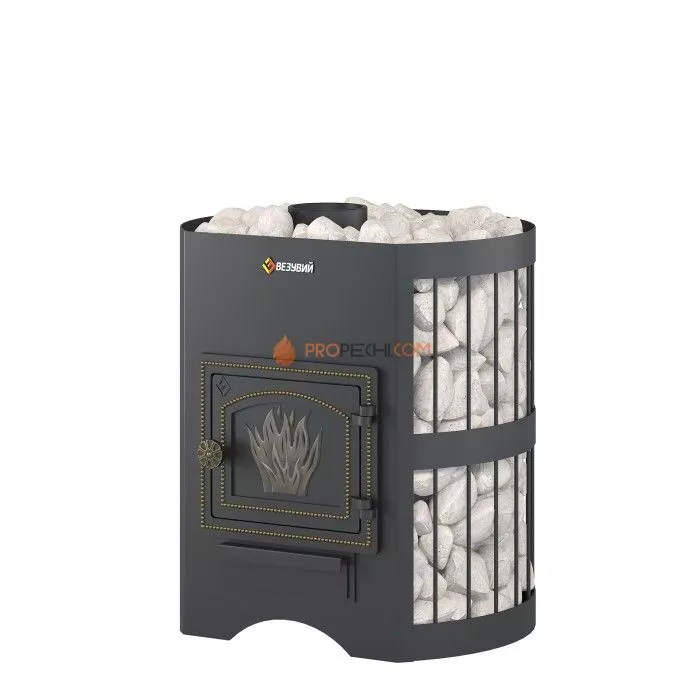 Дровяная печь для бани Везувий Скиф Стандарт 12 (ДТ-3) б/в