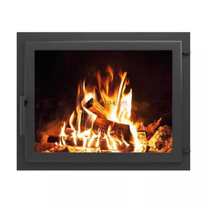 Дверка Везувий каминная 700 (М) Антрацит