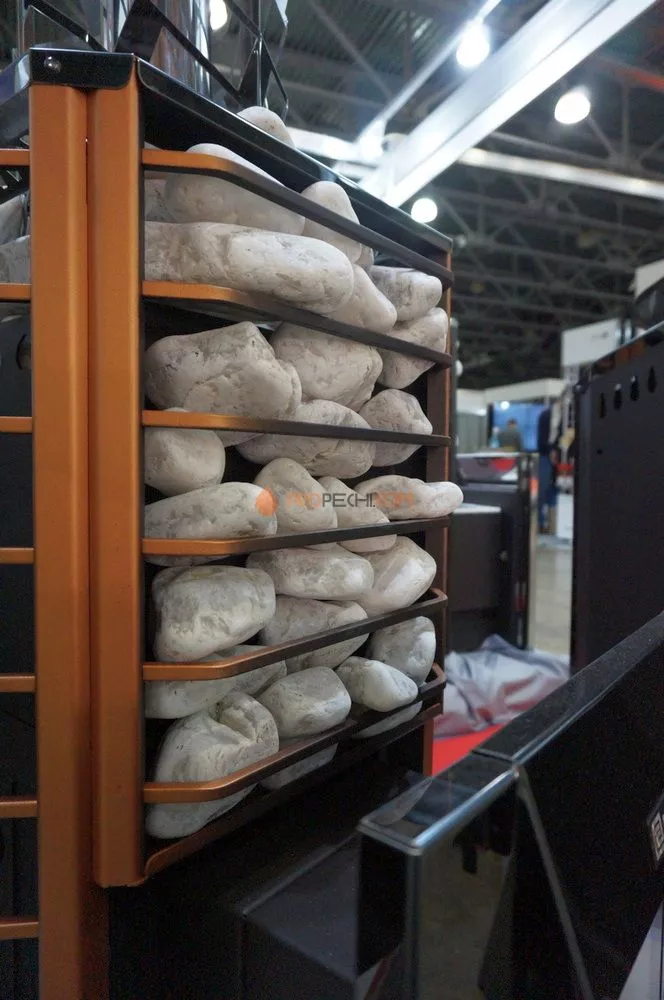 Банная печь Ермак 16-Сетка-Премиум чугун