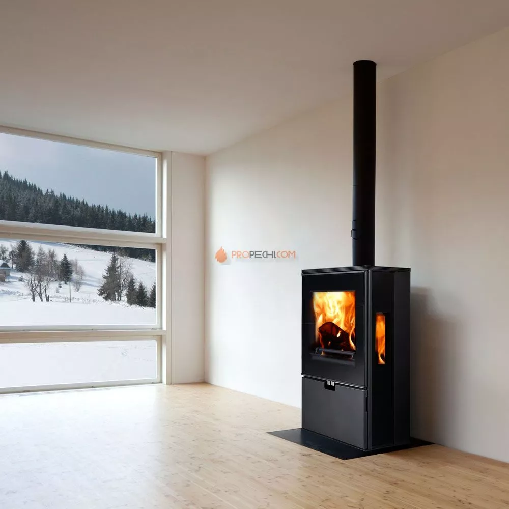 Печь-камин Thorma WIESBADEN, черная