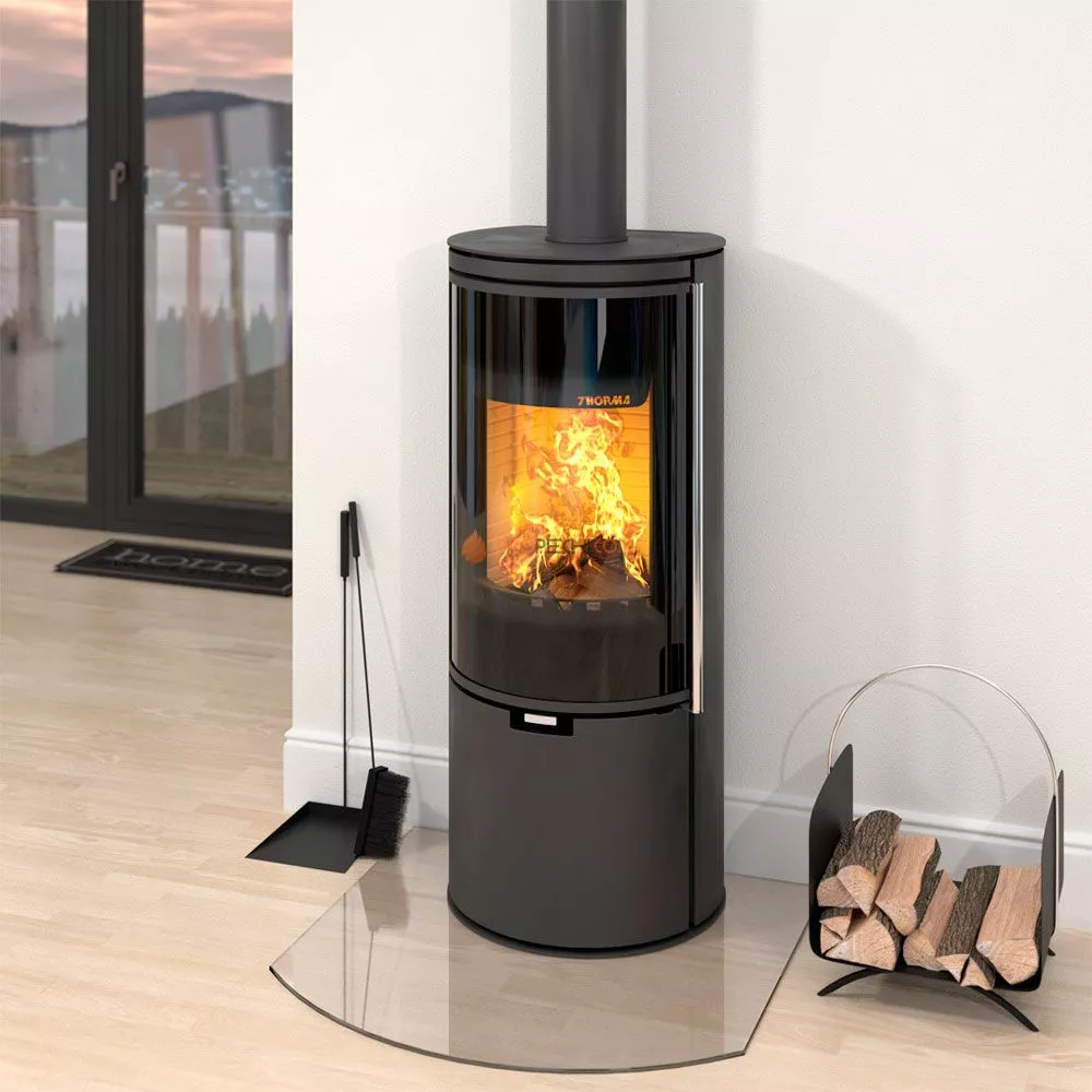 Печь-камин Thorma TOLEDO exclusive, черная