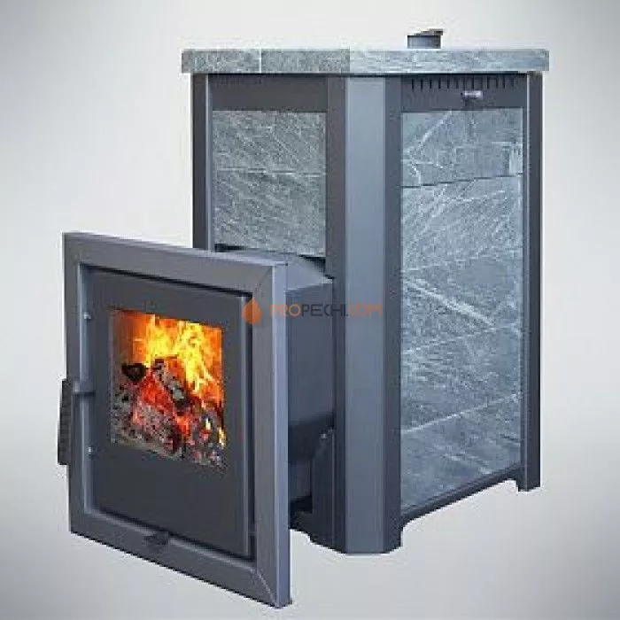 Дровяная печь для бани Варвара Сказка Мини удлиненная