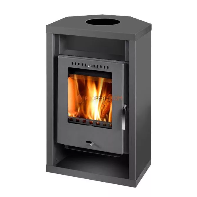 Печь-камин Thorma Gent corner, черная