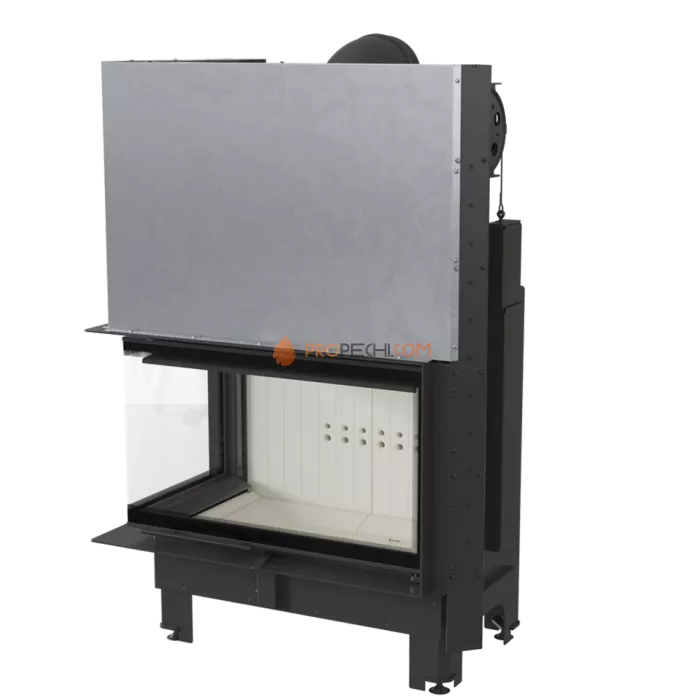 Каминная топка стальная Kratki MBO/L/BS/G/SG (гнутое стекло) (15 кВт)