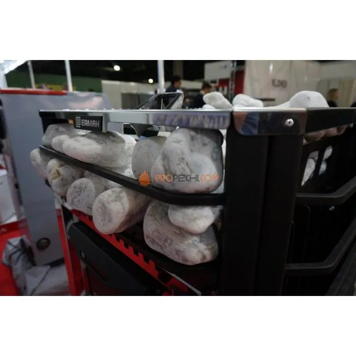 Дровяная печь для бани Ермак 50 Сетка PRO