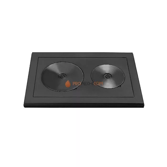 Чугунная плита Везувий двухконфорочная 5В