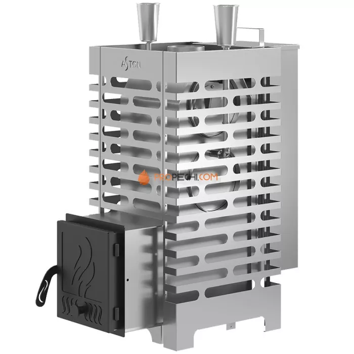 Дровяная печь для бани ASTON 20 INOX АКВА