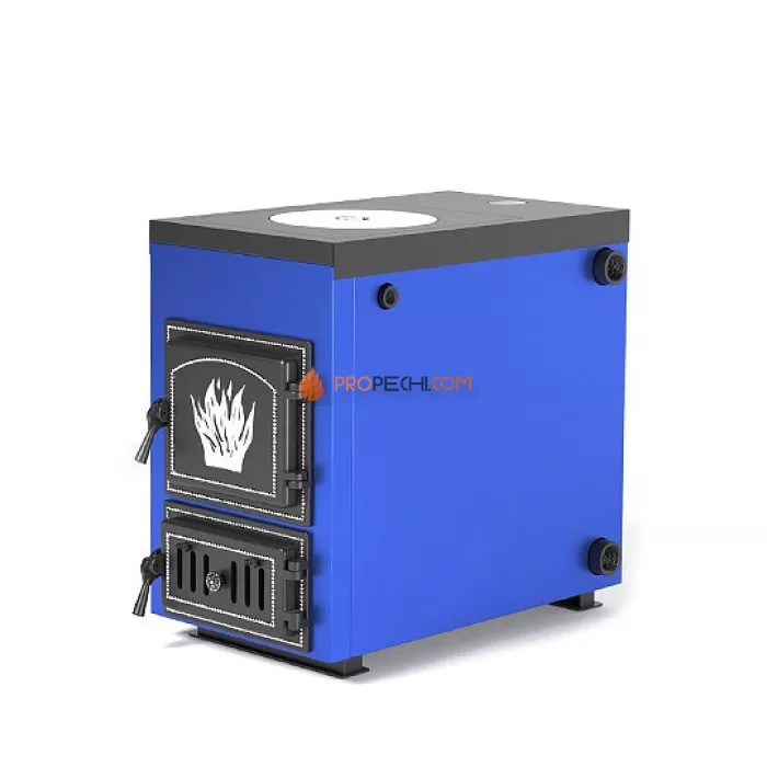 Котёл отопительный Везувий "Эльбрус-18П" (с чугунной плитой)