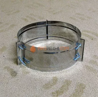 Хомут широкий (под растяжку) D=180 120гр. s=0.5 нерж. ФлюГранд